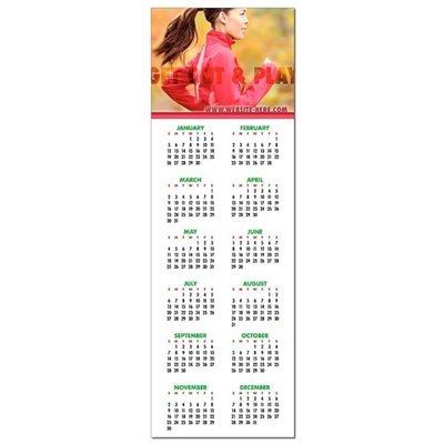 Large 5x15 Calendar Magnet â€“ Square Corners | Durable 30 mil with Full Color Imprint
