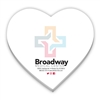 Heart Shaped Sticky Notes | 50 Custom Sheets with Full-Color Print