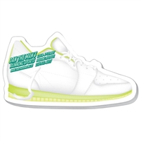 Tennis Shoe Shaped Sticky Notes | 25 Sheets with Full Color Print
