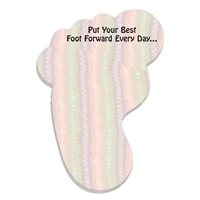Custom Foot Sticky Notes | 25 Sheets | Perfect for Fitness & Wellness Events