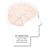 Face Profile Shaped Sticky Notes | 50-Sheet Custom Full Color Pads
