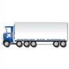 Truck & Trailer Sticky Notes | 25-Sheet Custom Full Color Pads