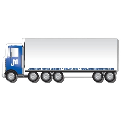 Truck & Trailer Sticky Notes | 25-Sheet Custom Full Color Pads