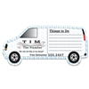 Delivery Van Sticky Notes | Custom 25-Sheet Pads for Service Pros with Full Color Imprint