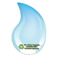 Water Drop Sticky Notes | 50 Sheet Notepads with Custom Full Color Imprinted Logo
