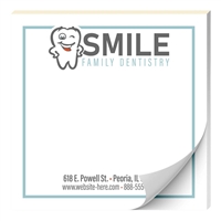 Custom 3x3 Sticky Notes | 50-Sheet Promotional Notepad with Full Color Imprint