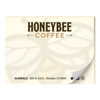 Custom Sticky Notes 4" x 3" | 100-Sheet Promotional Pads with Full Color Imprint