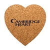 Heart Shaped Cork Coasters | Customizable Eco-Friendly Branding