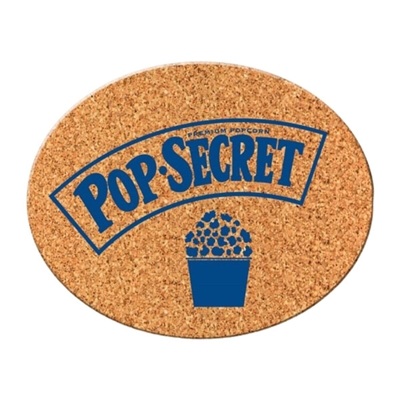 Oval Cork Coasters | Custom Eco-Friendly Drink Coasters