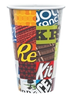 Custom Paper Hot Cup 16oz | Single Poly | Promotional Drinkware
