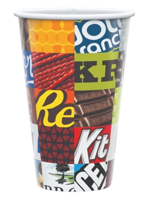 Custom Paper Hot Cup 16oz | Single Poly | Promotional Drinkware