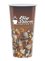 Custom Paper Hot Cup 21oz | Single Poly | Promotional Drinkware