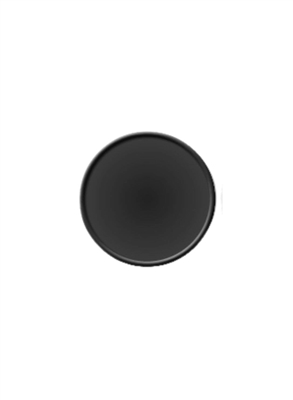P2 Plain Black Paper Lids 12oz | Case of 1000 | Stock Black