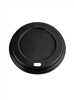 Black Thermo-Formed Coffee Cup Lids 16oz â€“ Case of 1000 | Eco-Friendly Spill-Resistant Lids