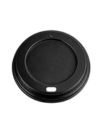 Black Thermo-Formed Lid | 9oz Cups, Bulk Orders