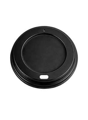 Black Thermo-Formed Lid | 9oz Cups, Bulk Orders