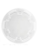 Clear Flat Lids with No Slot for Print 16oz Container | Case of 1000