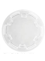 Clear Flat Lids for Print 16oz Container | Case of 1000