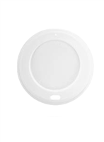 12oz White Plastic-Free Paper Coffee Lids | Case of 1000