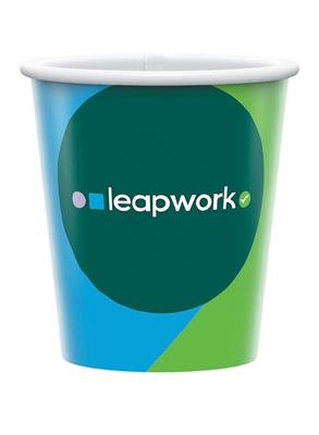 9oz Double Poly Paper Cups | Gloss Finish | Full-Color Print