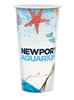 Matte Plastic-Free Paper Cup 20/21oz | Compostable & Recyclable