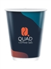 Matte Double Wall Plastic-Free Paper Cup 12oz | Compostable & Insulated