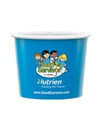 Paper Double Poly Container 8oz | Gloss Finish, Durable & Customizable