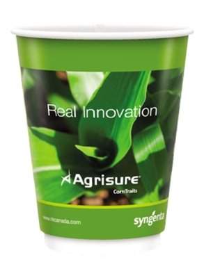 Custom Double Wall Paper Cup 12oz | Matte Finish | Promotional Drinkware