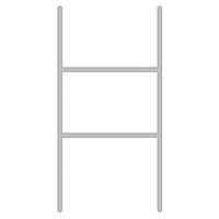 10" x 30" H Yard Sign Stake