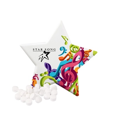 Star Mint Card | Full Color | Custom Promotional Mints