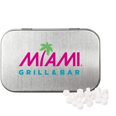 Custom Rectangular Tin MicroMints | Full Color Promotional Mint Tins