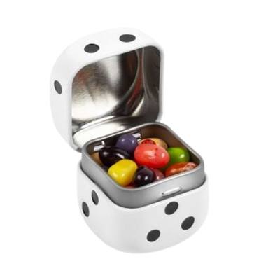 Roll the Dice Tin Jelly Belly | Full Color Custom Promotional Candy