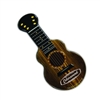 Dark Woodgrain Acoustic Guitar Shaped Mint Tin | Full Color | Custom Music-Themed Promotional Tin