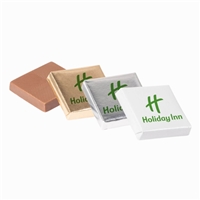 Chocolate Squares | One Color Imprint | Custom Promotional Chocolate