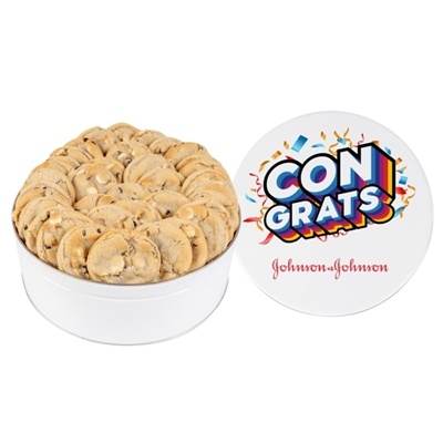Fresh Beginnings Large Double Chip Cookie Tin | Custom Branded Gift
