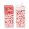 Flip Top Tube |Imprinted Conversation Hearts | Custom Full Color Candy