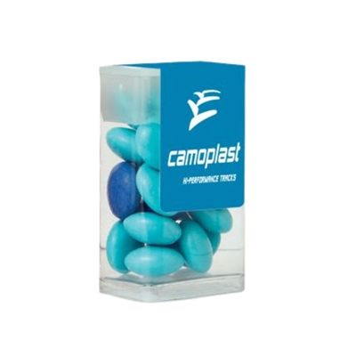 Mini Flip Top Tube | Chocolate Buttons | Custom Full Color Promotional Tube