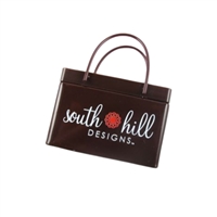 Brown Shopping Bag Mint Tin | Custom Full Color Promotional Mints