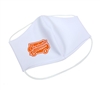 Custom or Blank Woven White Facemask - USA in Stock