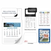 Real Estate Themed 2025 Magnetic Business Card Tear-Off Calendars with Mailing Envelope