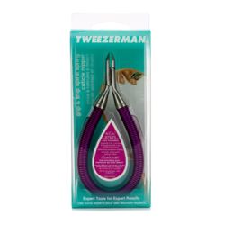 Tweezerman Grip Snip Spiral Spring Cuticle Nipper - # Lollypop Berry -