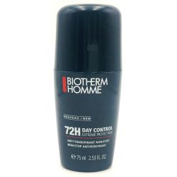 72H Day Control Extreme Protection Antiperspirant Roll-On for Men 75 ml / 2.53 oz by Biotherm Homme at CosmeticAmerica