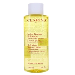 Clarins Hydrating Toning Lotion with Aloe Vera for Normal to dry skin 13.5oz at Cosmetic America