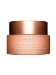 Clarins Extra-Firming Jour Wrinkle Control, Firming Day Rich Cream for Dry Skin 1.7 oz / 50ml