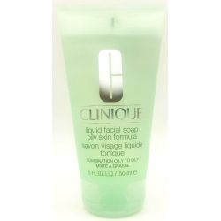 Clinique Liquid Facial Soap Oily skin formula tube at CosmeticAmerica
