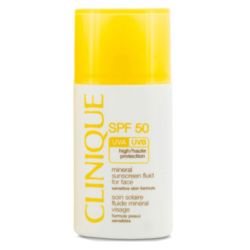 Clinique Broad Spectrum SPF 50 Mineral Sunscreen Fluid for Face 1 oz / 30 ml