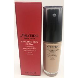 Shiseido Synchro Skin Glow Luminizing Fluid Foundation SPF 20 Rose 3