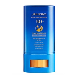Shiseido Clear Sunscreen Stick SPF 50+ for Face/Body WetForce 15g at Cosmetic America