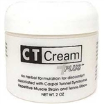 CT Cream PLUS pain relief cream - Carpal Tunnel Syndrome , Arthritis, Tendonitis, Bursitis 2 oz