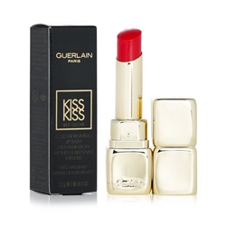 Guerlain Kiss Kiss Bee Glow Colour Reiving Lip Balm 24H Hydration Honey & Beeswax Infused 775 Poppy Glow 0.11 oz / 3.2 g